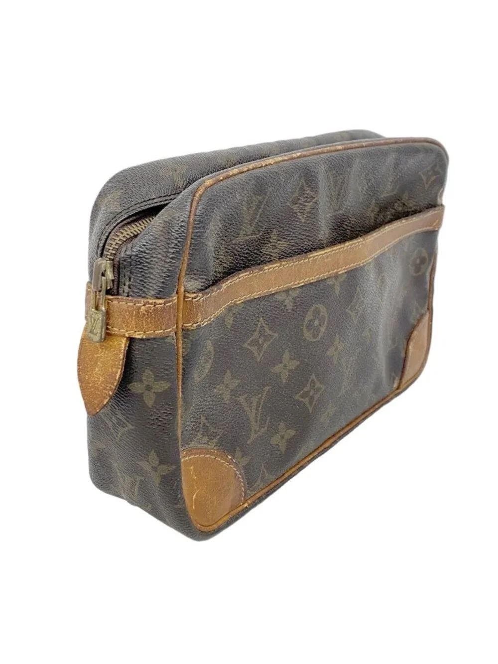 Louis Vuitton Clutch Monogram Compiegne 28 Brown